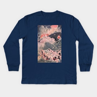 The Sinking of The Merrimac Kids Long Sleeve T-Shirt